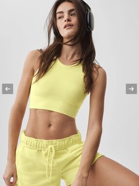 Alo Seamless Delight High Neck Bra size S
